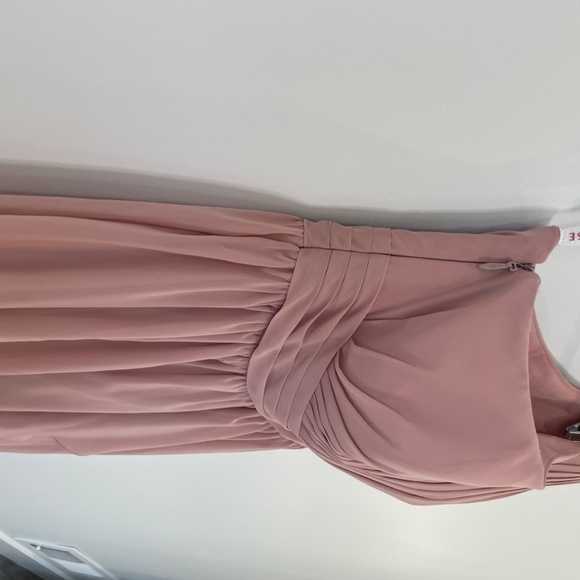 A-Line One-Shoulder Asymmetrical Bridesmaid Dress - Picture 6 of 11